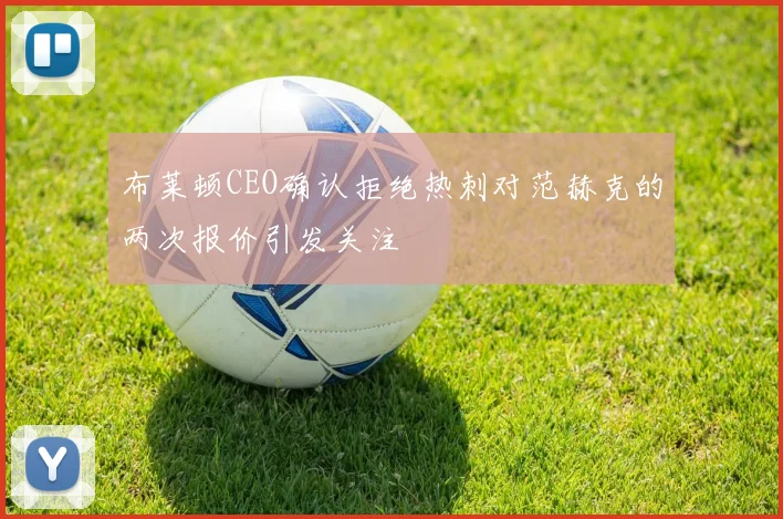 布莱顿CEO确认拒绝热刺对范赫克的两次报价引发关注